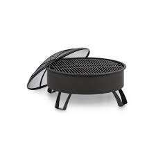 Le brasero se compose d'une cuve, généralement en fonte mais que l'on peut aussi trouver en terre cuite voire en acier, reposant sur un trépied. Blumfeldt Blumfeldt Oreos Brasero De Jardin O75 Cm Pare Etincelles O 68cm Grille Fonte N Blumfeldt Chauffages D Exterieur Rue Du Commerce