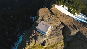 High rock lookout is an excellent introduction to washington's fire lookout hikes. High Rock Fire Lookout From The Sky Youtube