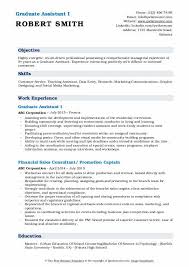 Graduate cv template, university, student cv, work experience, teamwork, graduate trainee jobs administrative assistant accounting assistant account executive accounts clerk bartender bar staff call centre cashier cleaner catering assistant clerk courier dental assistant delivery driver data. Graduate Assistant Resume Samples Qwikresume