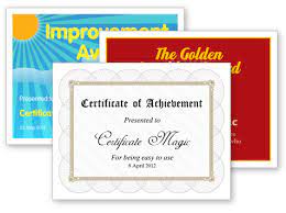 Maybe you would like to learn more about one of these? Certificate Magic Free Certificate Generator