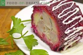 Whisk garlic powder, onion powder, b. Roll Herring Under A Fur Coat With Home Made Herring Salted