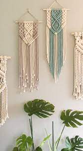 This item is made by order. X S And O S Two Tone Macrame Wall Hanging Custom Etsy Macrame Patterns Macrame Wall Hanger Macrame Design
