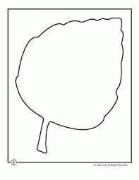 Leaf Template Printables Woo Jr Kids Activities