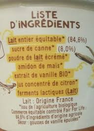 Les 2 Vaches Vanille De Madagascar 460 G 4 115 G