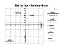a coordinate graph battleship game by