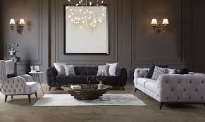 Gri Chester Koltuk Takimi Icin 10 Ilham Veren Fikir Dekordiyon Luks Oturma Odalari Oturma Odasi Takimlari Minimalist Oturma Odalari