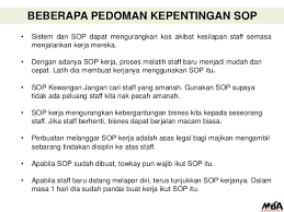 Check spelling or type a new query. Kepentingan Standard Operating Procedure Sop