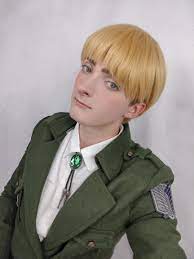 Here's my Armin cosplay I did ! [OC] ( Insta : @_senshu if you want to see  more of my pics) I will do the photoshoot in a good setup outside soon !