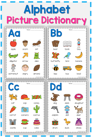 16 words for all letters expect the . Alphabet Picture Dictionary Dictionary For Kids Alphabet Pictures Picture Dictionary