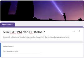 Maybe you would like to learn more about one of these? Soal Pat Online Pai Dan Bp Smp Kelas 7 Kurikulum 2013 Tahun Pelajaran 2019 2020 Didno76 Com