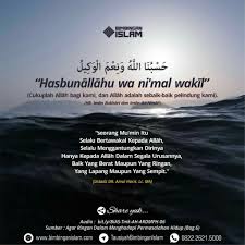 Cukuplah Allah Bagi Kami Dan Allah Adalah Sebaik Baik Pelindung Kami Kutipan Motivasi Motivasi Moto Kehidupan