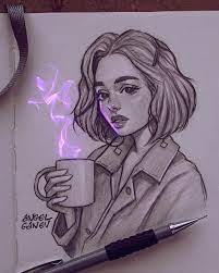 43 8 K Mentions J Aime 866 Commentaires Angel Ganev Angelganev Sur Instagram Bright Pu Art Drawings Sketches Simple Art Sketches Art Drawings Sketches
