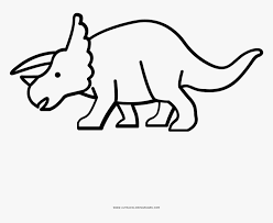 All coloring pages » animals » dinosaur » triceratops » easy cute triceratops. Triceratops Coloring Page Desenhar Um Triceratops Hd Png Download Transparent Png Image Pngitem