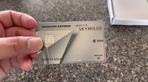 Earn 50,000 bonus miles and a $200 statement credit. American Express Delta Skymiles Platinum Card Unboxing Youtube