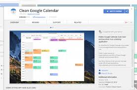 This Chrome Extension Makes Beautiful Google Calendar On Your Desktop Clean Google Calendar Google Calendar Chrome Extension How To Make
