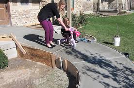 While this makes sense from a construction perspective, it causes problems for anyone trying to park or drive along the street the bottom line is that building a diy concrete driveway ramp isn't a great idea. How To Build A Concrete Ramp For The Disabled Concrete Ramp Device Who Should Install Ramps In Condominiums For The Disabled