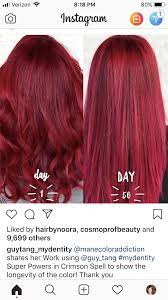 Dark red hair dye red burgundy hair color deep red hair red ombre crimson red hair box dye semi permanent hair dye blood moon dyed hair. Crimson Red Hair Styles Dark Red Hair Long Hair Styles