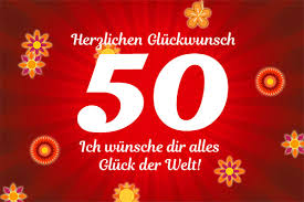 Glückwünsche Und Sprüche Zum 50 Geburtstag Kostenlos