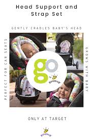 Go By Goldbug Floral Duo Car Seat Head Support And Strap Set Car Seats Baby Car Seats Supportive