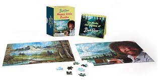 Experience the joy of puzzling with bob . Amazon Com Bob Ross Happy Little Puzzles Rp Minis 9780762468775 Ross Bob Libros