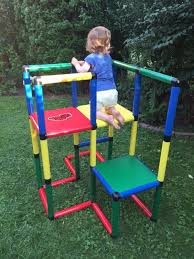 Unser Quadro Klettergerust In Aktion Neuerdings Im Garten Und Im Hoch Statt Querformat Da Werden Eigene Kindheits Bar Bauen Quadro Klettergerust Spielturm
