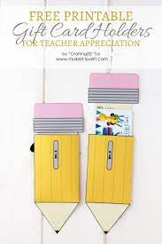 Maybe you would like to learn more about one of these? Teacher Appreciation Gift Card Holders Make It And Love It