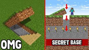 Minecraft furniture ideas, the small details to your designs. I Made A Secret Underground House In Minecraft Youtube