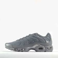 Nike Air Max Plus Tn Tuned Mens Shoes In Triple Grey Nike Casualtrainers Baby Nike Shoes Nike Gold Nike