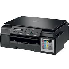 The printer design is also kept classy with glossy black with the shape of the box printer that has the side of the ink tube section is in the right part of the printer is. Dcp T500w Colour All In One Inkjet Printer Brother