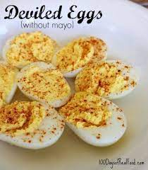 Deviled Eggs From 100 Days Of Realfood Real Food Recipes Egg Dishes Recipes Food