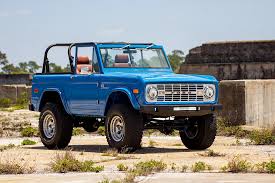 Fully Restored Bright Blue 76 Ford Bronco Ford Bronco Bronco Classic Ford Broncos