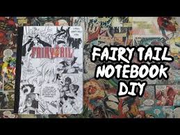 Anime Diys Youtube Diy Back To School Diy Notebook Fairy Tail