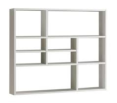 Etagere murale cuisine fly décoration est un. Etagere Murale Design Coloris Blanc L 90 X H 78 2 X P 16 Cm Etagere Murale But