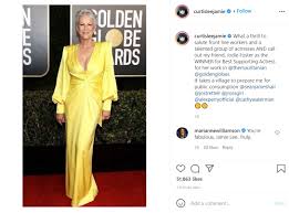 David gordon green, who directed the 2018 instalment, will be back to helm both in halloween (2018), jamie lee curtis played laurie strode 40 years after she had been terrorised by the masked killer michael myers. Jamie Lee Curtis Stuns In Yellow Dress At Golden Globes 2021