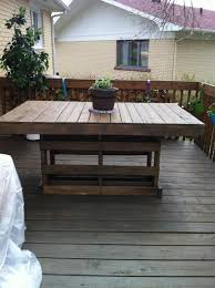How to make a garden table from pallets. Patio Pallet Table 1001 Pallets Pallet Table Outdoor Pallet Patio Furniture Pallet Furniture Outdoor
