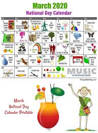 March 2021 daily calendar holidays. March Calendar Of National Days National Day Calendar National Holiday Calendar Special Day Calendar