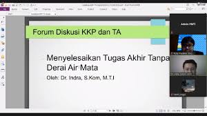 Jurnal akademik berperan sebagai forum pengenalan dan presentasi penelitian baru dan sarana kritik terhadap penelitian yang sudah. Pelaksanaan Forum Diskusi Bimbingan Kkp Dan Skripsi Mahasiswa Teknik Informatika Semester Gasal 2020 2021 Fakultas Teknologi Informasi Universitas Budi Luhur
