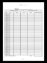 Blanko tabellen zum ausdruckenm : Stundenzettel Vorlagen Pdf Arbeitszeiterfassung Com