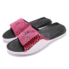 details about nike jordan hydro 7 v2 black pink men sports sandals slides slippers bq6290 061