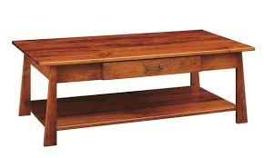 Amish Craftsmen Large Coffee Table With Drawer Large Coffee Tables Coffee Table Craftsman Coffee Tables