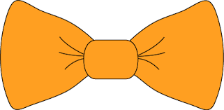 Orange Bow Tie Clip Art Orange Bow Tie Image Orange Bows Clip Art Free Clip Art