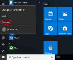 Click windows firewall, and then click allow a program or feature through windows firewall. Remove Sign Out Windows 10 Start Menu Password Recovery