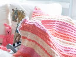 Loom Knit Baby Blanket With Crochet Edging Pattern This Moment Is Good