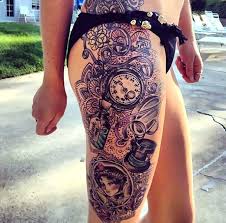 125 best leg tattoos for men: Side Leg Tattoo Idea