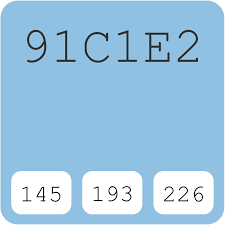 Clark Kensington Blue Cotton Candy Kidcc 01 91c1e2 Hex Kode Warna Skema Dan Cat