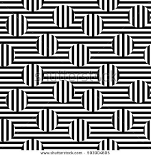 Black And White Striped Background Horizontal Vector Monochrome Seamless Pattern Black White Striped Texture Visual Illusion Effect Horizontal And Vertical Visual Illusion Seamless Patterns Monochrome