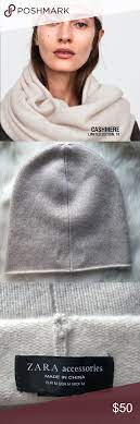 Zara Limited Adition 100 Cashmere Beanie Beige 100 Cashmere Timeless And Classic The Beige Color Is Especially Elegant Compl Cashmere Beanie Zara Cashmere