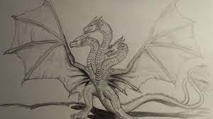 In rebirth of mothra iii, ghidorah is 60 meters king ghidorah is one of three monsters besides godzilla himself to appear in all four eras of godzilla films, the others being mothra and rodan. Drawing King Ghidorah 2019 Youtube