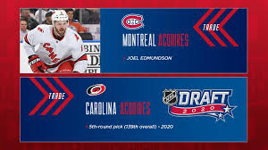 Монреаль канадиенс (montreal canadiens) на nhl.ru. Canadiens Acquire Defenseman Joel Edmundson From The Hurricanes