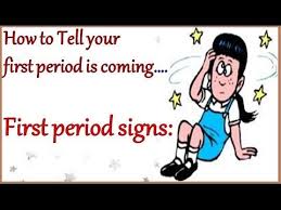 Cramps are one of the most common symptoms to have before/during your period. How To Tell Your First Period Is Coming First Period Signs Period Hacks First Period First Period Signs